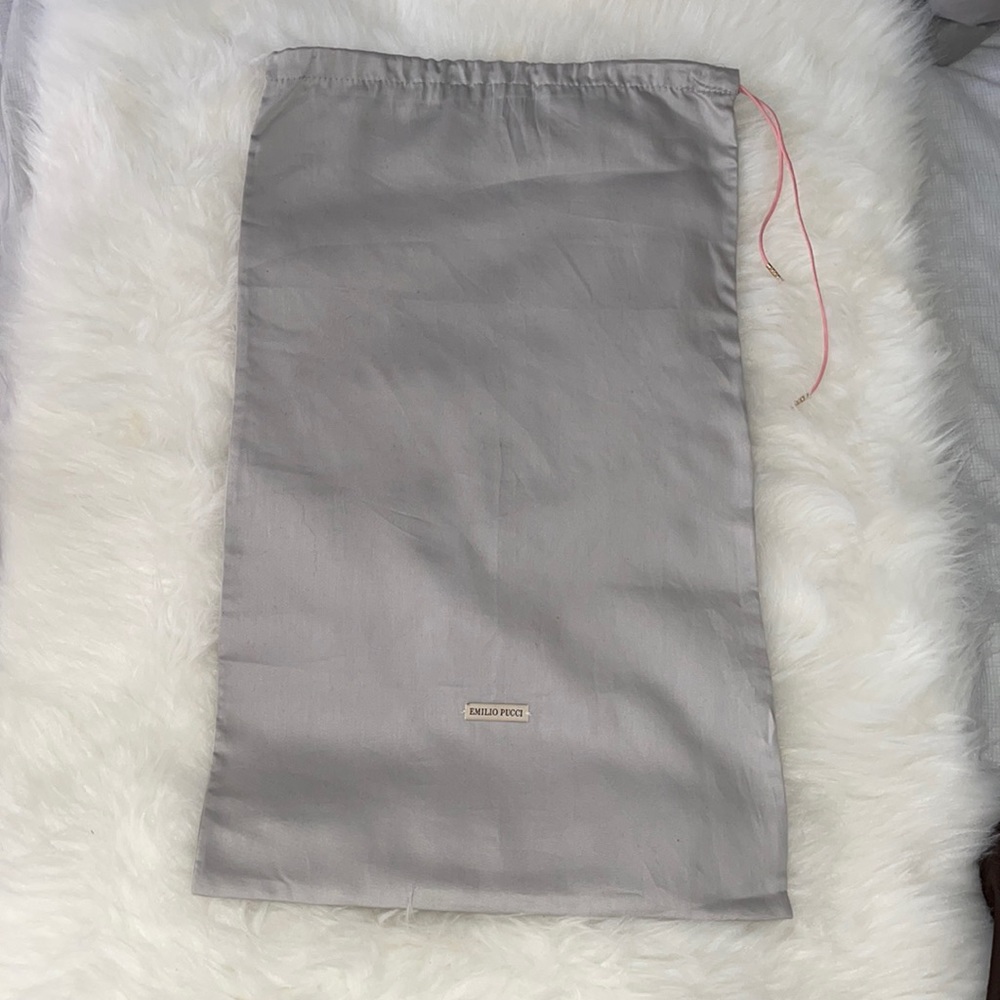 Emilio Pucci gray duster bag